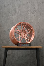 FORGED WHEELS RIMS FOR MCLAREN P47 SUV 2028+ Forza Performance custom fit buy Rose Gold Y-Spoke style design wheels
