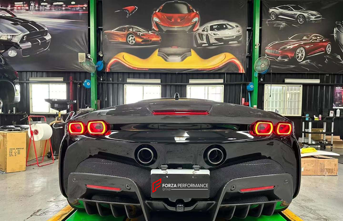 ASSETTO FIORANO DRY CARBON TRUNK SPOILER FOR FERRARI SF90 STRADALE  Set includes:  Trunk Spoiler