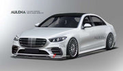 AUTHENTIC AULENA CARBON BODY KIT for MERCEDES-BENZ S-CLASS W223 S320 S400 S450 AMG 2021+  Set includes:  Front Lip Front Bumper Air Vents Side Skirts Rear Diffuser With LED Light Rear Spoiler/Wing
