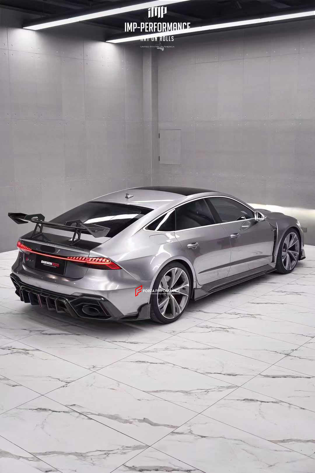 Audi R7 Kit AUTHENTIC DARWINPRO DRY CARBON BODY KIT for AUDI RS7 C8 2019+ – Forza ...
