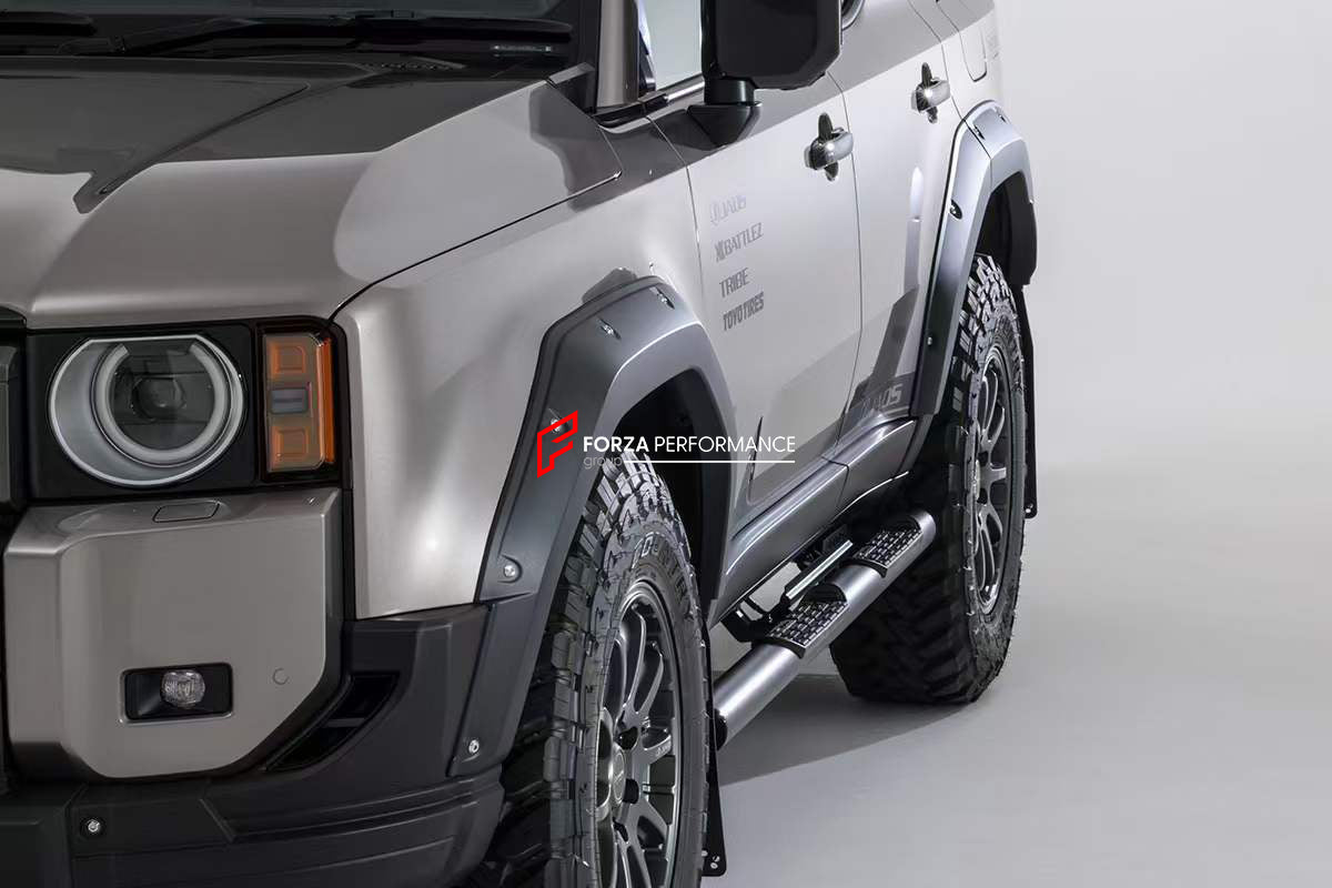 AUTHENTIC JAOS FENDER FLARES for TOYOTA LAND CRUISER LC 250 2024  Set includes:  Fender Flares