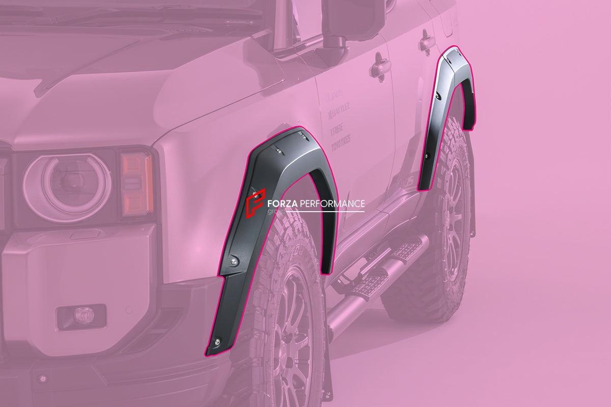 AUTHENTIC JAOS FENDER FLARES for TOYOTA LAND CRUISER LC 250 2024  Set includes:  Fender Flares