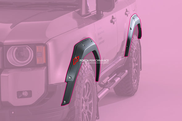 AUTHENTIC JAOS FENDER FLARES for TOYOTA LAND CRUISER 250 2024  Set includes:  Fender Flares