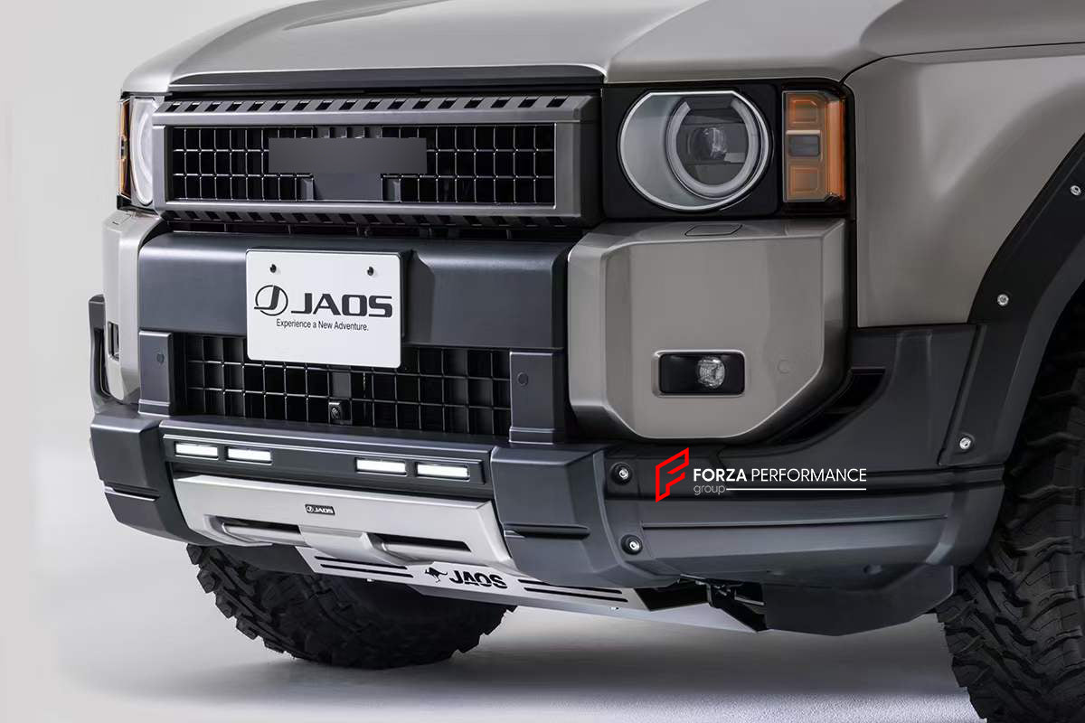 AUTHENTIC JAOS FRONT LIP for TOYOTA LAND CRUISER LC 250 2024

Set includes:

Front Lip

Material: Plastic

Note: Professional installation is required.