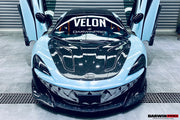 AUTHENTIC DARWINPRO CARBON HOOD BONNET BKSS Style for MCLAREN 540C 570S 570GT 600LT 2015 - 2021
Set includes:

Hood Bonnet
Material: Carbon (Can be made in Forged Carbon)

NOTE: Professional installation is required