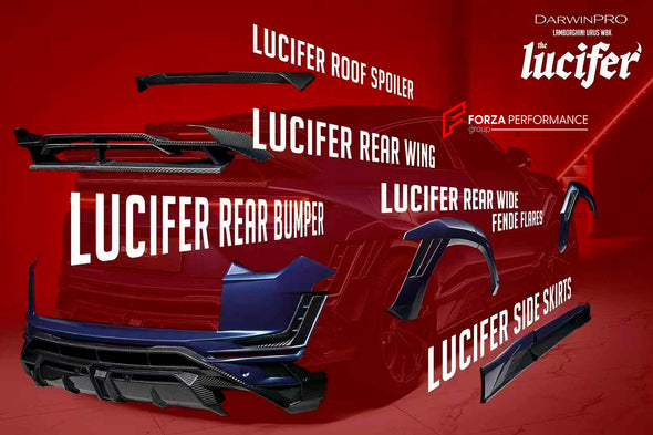 AUTHENTIC DARWINPRO DRY CARBON BODY KIT FOR LAMBORGHINI URUS 2018+

Set includes:

Front Lip
Front Bumper

Hood
Side Fenders
Side Skirts
Roof Spoiler
Rear Spoiler
Rear Bumper
Rear Side Fenders
Rear Diffuser

Material: Dry Carbon

Note: Professional installation is required

CONTACT US FOR PRICING

Payment ►
Visa
Mastercard
PayPal with a credit card (add 4.4% at checkout)
Payoneer
Cryptocurrency
Shipment ►
By express DHL/UPS/TNT/FedEx
To the local international airport
Special line by air
Special line by the