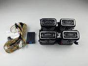 Air vents with ambient lights for Mercedes Benz GLS X167 2019+