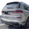 BODY AERO KIT for BMW X7 G07 LCI 2023  Set includes:  Front Lip Front Grille Mirror Covers Side Skirts Rear Diffuser Rear Spoiler Roof Spoiler