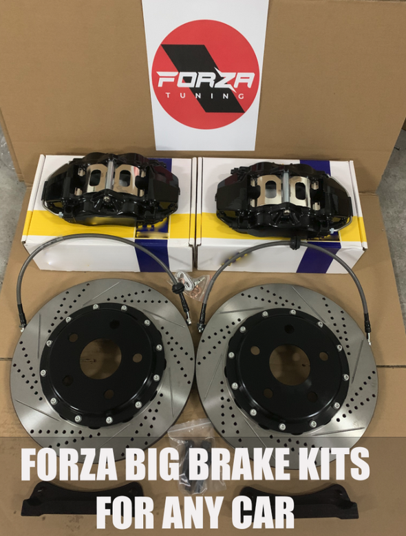 FORZA BIG BRAKE KIT for XIAOMI SU7  You can choose:  Different designs of the caliper&nbsp; Front calipers 6-pots /&nbsp;Rear calipers 4-pots Brake disc optionally floating,&nbsp;electric rear brakes caliper Different colors&nbsp; Different logos  What is included in the brake package:  - brake caliper&nbsp;  - brake rotors discs&nbsp;  - brake hoses&nbsp;  - brake pads&nbsp;  Production time: 5-7 working days