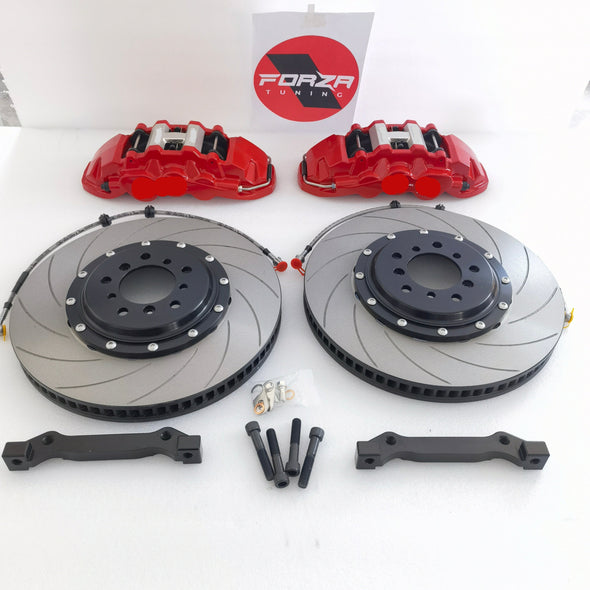 FORZA BIG BRAKE KIT for XIAOMI SU7  You can choose:  Different designs of the caliper&nbsp; Front calipers 6-pots /&nbsp;Rear calipers 4-pots Brake disc optionally floating,&nbsp;electric rear brakes caliper Different colors&nbsp; Different logos  What is included in the brake package:  - brake caliper&nbsp;  - brake rotors discs&nbsp;  - brake hoses&nbsp;  - brake pads&nbsp;  Production time: 5-7 working days