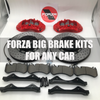 FORZA BIG BRAKE KIT for XIAOMI SU7  You can choose:  Different designs of the caliper&nbsp; Front calipers 6-pots /&nbsp;Rear calipers 4-pots Brake disc optionally floating,&nbsp;electric rear brakes caliper Different colors&nbsp; Different logos  What is included in the brake package:  - brake caliper&nbsp;  - brake rotors discs&nbsp;  - brake hoses&nbsp;  - brake pads&nbsp;  Production time: 5-7 working days