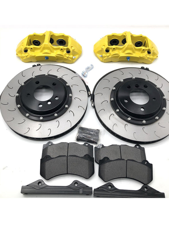 FORZA BIG BRAKE KIT for XIAOMI SU7  You can choose:  Different designs of the caliper&nbsp; Front calipers 6-pots /&nbsp;Rear calipers 4-pots Brake disc optionally floating,&nbsp;electric rear brakes caliper Different colors&nbsp; Different logos  What is included in the brake package:  - brake caliper&nbsp;  - brake rotors discs&nbsp;  - brake hoses&nbsp;  - brake pads&nbsp;  Production time: 5-7 working days