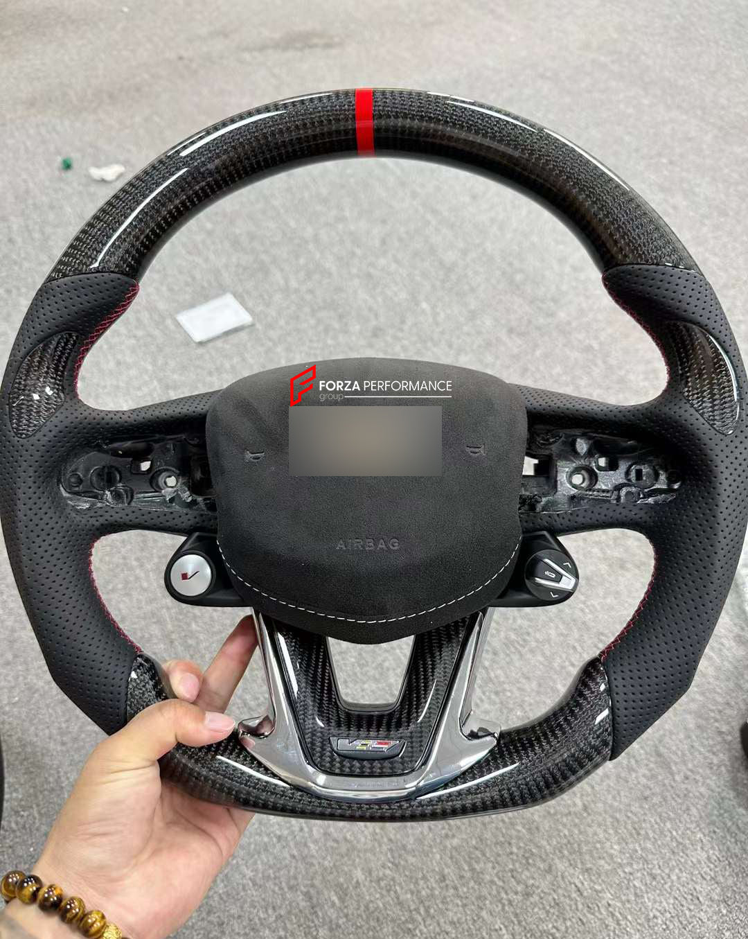 BLACKWING STEERING WHEEL for CADILLAC CT4 | CT5 2019+  Set includes:  Steering Wheel