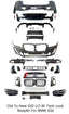 CONVERSION BODY KIT for BMW X4 G02 UPGRADE to X4 G02 LCI M-TECH FACELIFT

Set includes:

Headlights
Front Bumper Assembly
Front Grille
Front Lights
Rear Bumper Assembly
Rear Diffuser

Material: Plastic PP

Note: Professional installation is required
