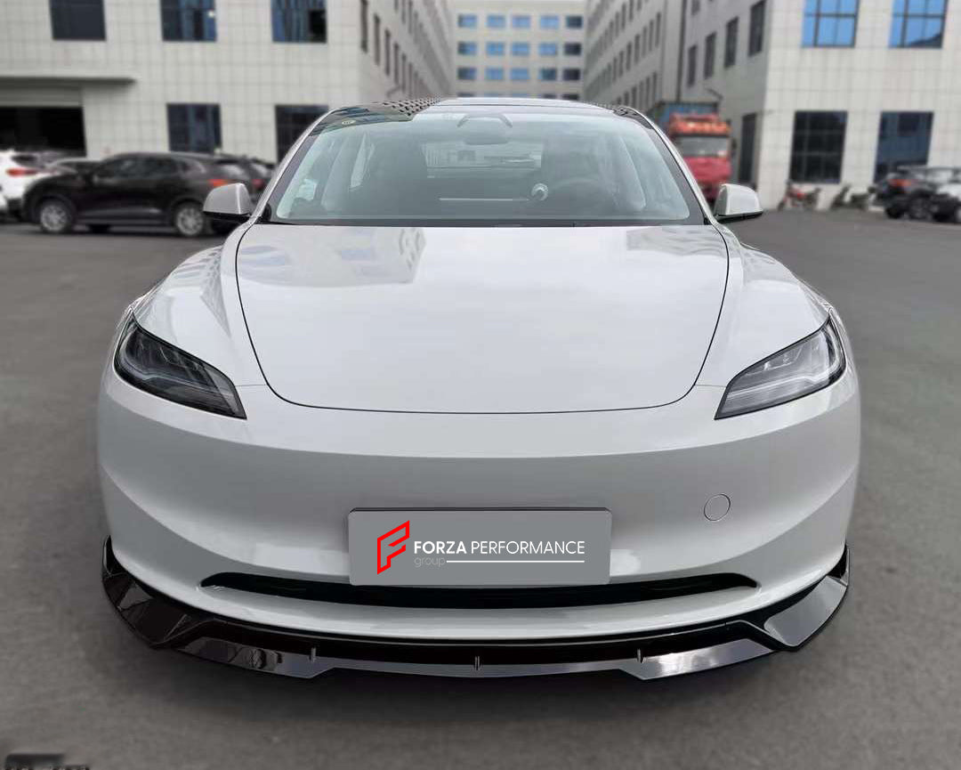 BODY AERO KIT for TESLA MODEL 3 2023+  Set includes:  Front Lip Side Skirts Rear Diffuser Rear Spoiler