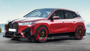 BODY AERO KIT for BMW iX i20 2021+  Set includes:  Front Lip Side Skirts Rear Diffuser Roof Spoiler Rear Bumper Fins