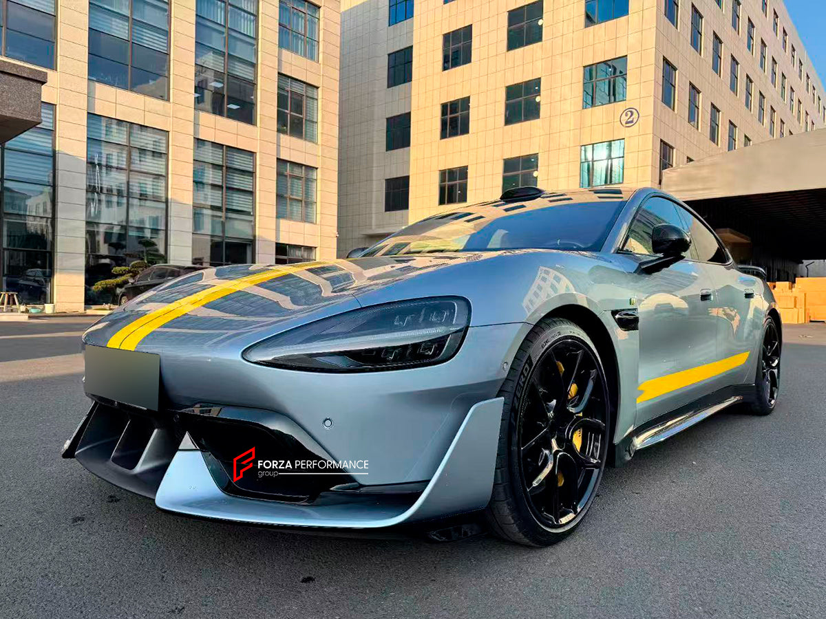 BODY KIT for XIAOMI SU7 2024+

Set includes:

Front Lip

Front Bumper
Hood/Bonnet
Side Skirts
Rear Diffuser

Material: Plastic

Note: Professional installation is required.