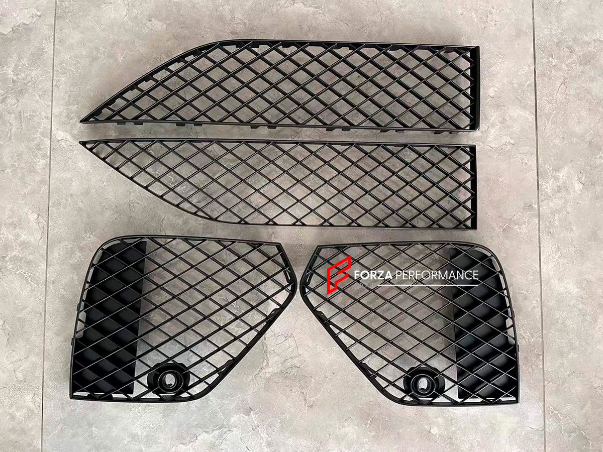 FRONT BUMPER ASSEMBLY for BENTLEY BENTAYGA 2020+

Set includes:

Front Bumper&nbsp;
Front Bumper Trims

Front Bumper Meshes
Grille

Material: Plastic

Note: Professional installation is required.