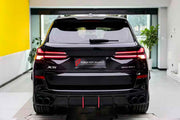 BODY KIT for BMW X5 G05 LCI 2023+

Set includes:

Front Lip
Rear Roof Spoiler
Rear Diffuser
Exhaust Tips
Material: Plastic

Note: Professional installation is required.