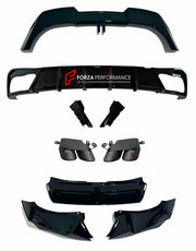 BODY KIT for BMW X5 G05 LCI 2023+

Set includes:

Front Lip
Rear Roof Spoiler
Rear Diffuser
Exhaust Tips
Material: Plastic

Note: Professional installation is required.