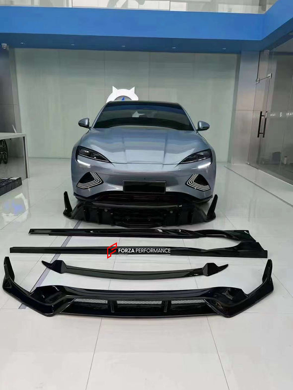 BODY KIT for BYD SEAL

Set includes:

Front Lip
Side Skirts
Rear Spoiler
Rear Diffuser