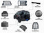 BODY KIT for JETOUR T2  Set includes:  Bull Bar Grille Cover Hood Cover Roof LED DRL Lights Roof Rack Door Sills Foldable Side Ladder Vent Visors Side Window Cover Side Storage Bag Inner Fenders Roof Spoiler Spare Tire Cover Tail Light Covers