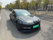 BODY KIT for TESLA MODEL 3 2023+ Set includes:  Front Lip Side Skirts Rear Spoiler Rear Diffuser