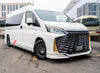 BODY KIT for TOYOTA HIACE 2023+    Set includes:  Front Bumper Grille Hood Headlights Fender Flares Side Skirts Roof Spoiler Tail Lights Rear Bumper Rear Diffuser Exhaust Tips