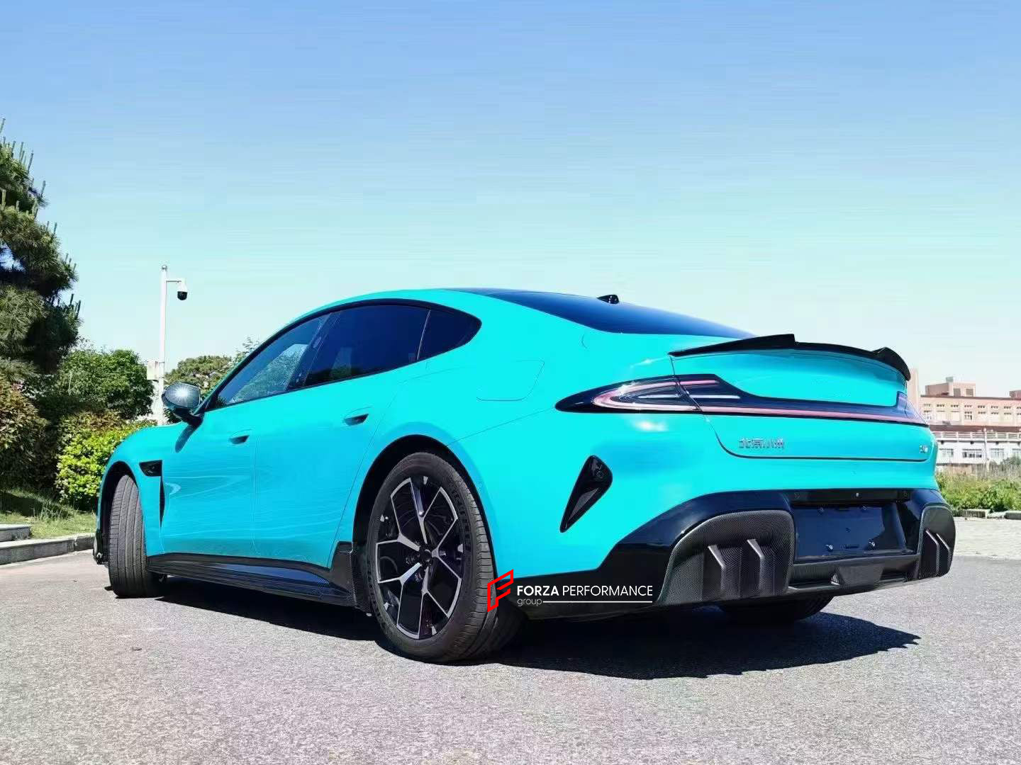 BODY KIT for XIAOMI SU7  Set includes:  Front Lip Side Skirts Rear Spoiler Rear Diffuser