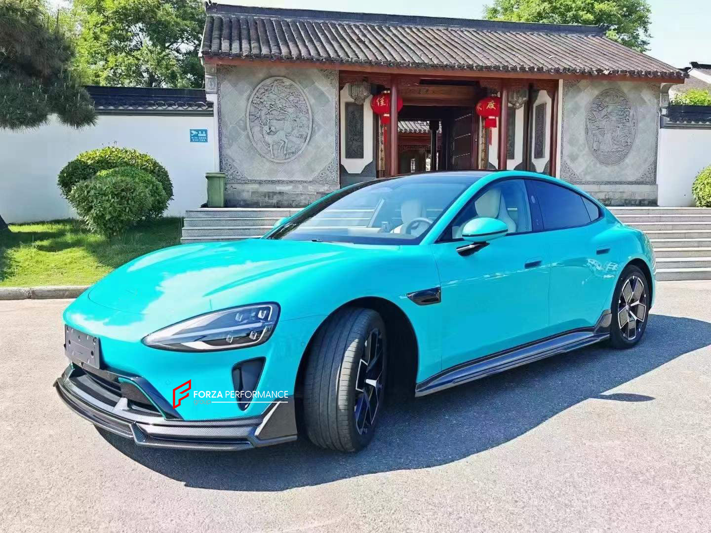 BODY KIT for XIAOMI SU7  Set includes:  Front Lip Side Skirts Rear Spoiler Rear Diffuser
