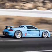 BODY KIT for PORSCHE CARRERA GT 2004 - 2006

Set includes:

Front Bumper&nbsp;
Fenders
Hood/Bonnet

Rear Bumper
Rear Diffuser
Rear Spoiler


Material: Carbon fiber

NOTE: Professional installation is required.
