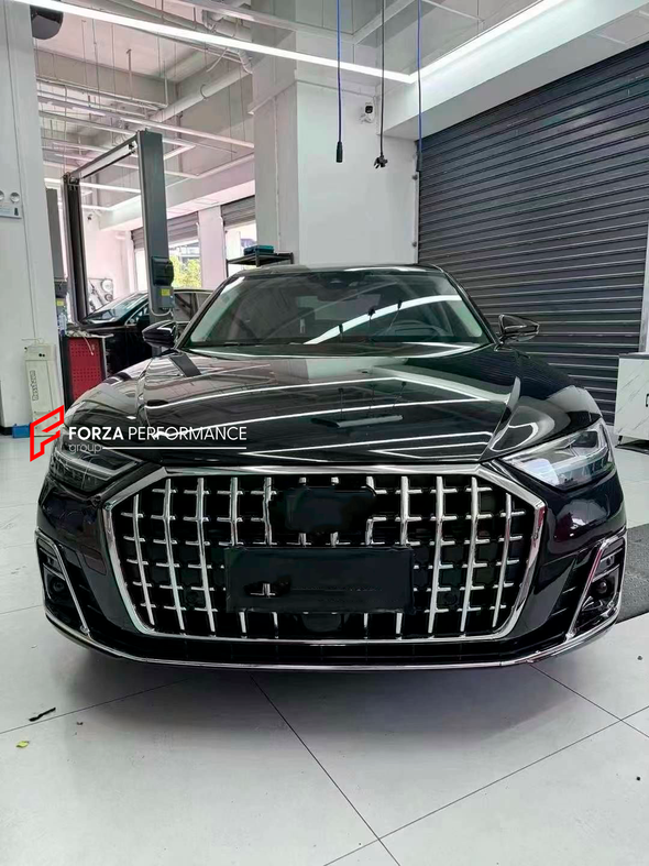 BODY KIT for AUDI A8 D5 FACELIFT 2022+

Set includes:

Front Lip
Front Bumper

Front Bumper Mash
Front Grille

Rear Diffuser
Exhaust Tips