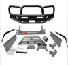 BULL BAR for TOYOTA HILUX VIII FACELIFT 2020+

Set includes:

Bull Bar addons

Material: Stainless Steel

Note: Professional installation is required.