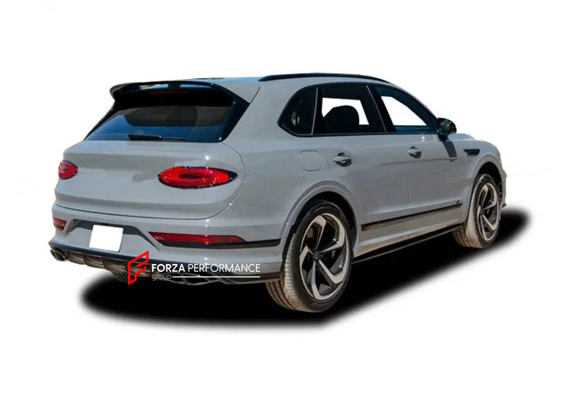 CARBON BODY KIT for BENTLEY BENTAYGA 2020+  Set includes:  Front Lip Side Skirts Rear Diffuser Spoiler