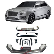 CARBON BODY KIT for BENTLEY BENTAYGA 2016-2020


Set includes:
Front Lip
Front Bumper Trims
Side Mirror Covers
Side Vents Cover
Roof Spoiler
Rear Spoiler
Rear Diffuser

Material: Carbon Fiber

Note: Professional installation is required. Stop signal and fog lamp must be reused from old parts.