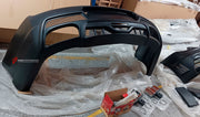 BODY KIT for BENTLEY FLYING SPUR 2005-2012

Set includes:
Front Bumper
Led DRL
Side Skirts
Rear Bumper
Trunk Spoiler
Exhaust Tips
Material: FRP Fiberglass

Note: Professional installation is required

Exhaust Tip Fitment Note: The included exhaust tip comes with a single-inlet (Y-joint) adapter. On vehicles with dual factory exhaust pipes, this adapter needs to be trimmed to size and welded onto both pipes to merge them into one outlet. Depending on your vehicle's exhaust configuration, additional welding m