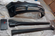 BODY KIT for BENTLEY FLYING SPUR 2005-2012

Set includes:
Front Bumper
Led DRL
Side Skirts
Rear Bumper
Trunk Spoiler
Exhaust Tips
Material: FRP Fiberglass

Note: Professional installation is required

Exhaust Tip Fitment Note: The included exhaust tip comes with a single-inlet (Y-joint) adapter. On vehicles with dual factory exhaust pipes, this adapter needs to be trimmed to size and welded onto both pipes to merge them into one outlet. Depending on your vehicle's exhaust configuration, additional welding m