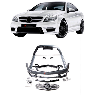 BODY KIT for MERCEDES BENZ C-CLASS C63 W204 2011 - 2015



Set includes:

Front Bumper Assembly
Hood/Bonnet
Front fenders
Side skirts
Rear Bumper Assembly

Material: Plastic

NOTE: Professional installation is required