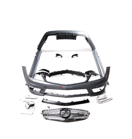 BODY KIT for MERCEDES BENZ C-CLASS C63 W204 2011 - 2015



Set includes:

Front Bumper Assembly
Hood/Bonnet
Front fenders
Side skirts
Rear Bumper Assembly

Material: Plastic

NOTE: Professional installation is required