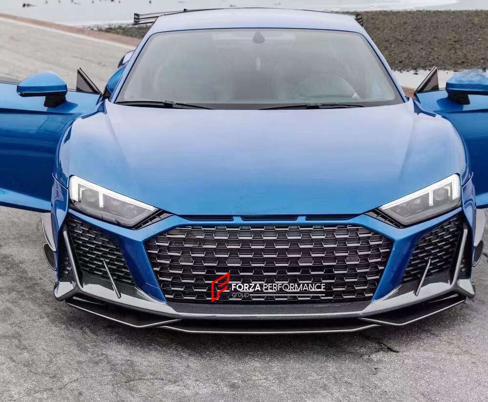 CAPRISTO STYLE CARBON FRONT LIP for AUDI R8 4S FACELIFT 2019+