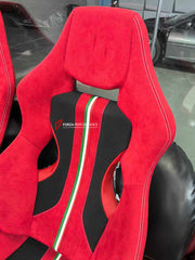 CAR SEATS for FERRARI

Ferrari car seats are top-tier, luxury-grade seats that prioritize premium materials, exquisite craftsmanship, ergonomic design, advanced technology, superior comfort, and safety features. These seats use high-quality materials and incorporate advanced adjustments for a personalized and luxurious driving experience.

Will fit on: 296 GTB, 296 GTS, 812 GTS, 812 SUPERFAST, F8 SPIDER, F8 TRIBUTO, PORTOFINO M, ROMA, SF90 SPIDER, SF90 STRADALE, 348 GTB, 348 GTS, 348 SPIDER, 348 TB, 348 TS,