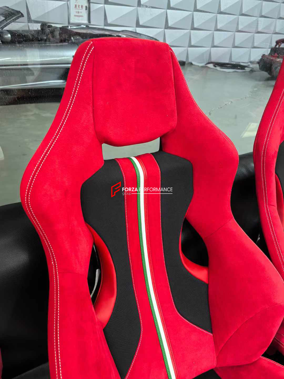 CAR SEATS for FERRARI

Ferrari car seats are top-tier, luxury-grade seats that prioritize premium materials, exquisite craftsmanship, ergonomic design, advanced technology, superior comfort, and safety features. These seats use high-quality materials and incorporate advanced adjustments for a personalized and luxurious driving experience.

Will fit on: 296 GTB, 296 GTS, 812 GTS, 812 SUPERFAST, F8 SPIDER, F8 TRIBUTO, PORTOFINO M, ROMA, SF90 SPIDER, SF90 STRADALE, 348 GTB, 348 GTS, 348 SPIDER, 348 TB, 348 TS,