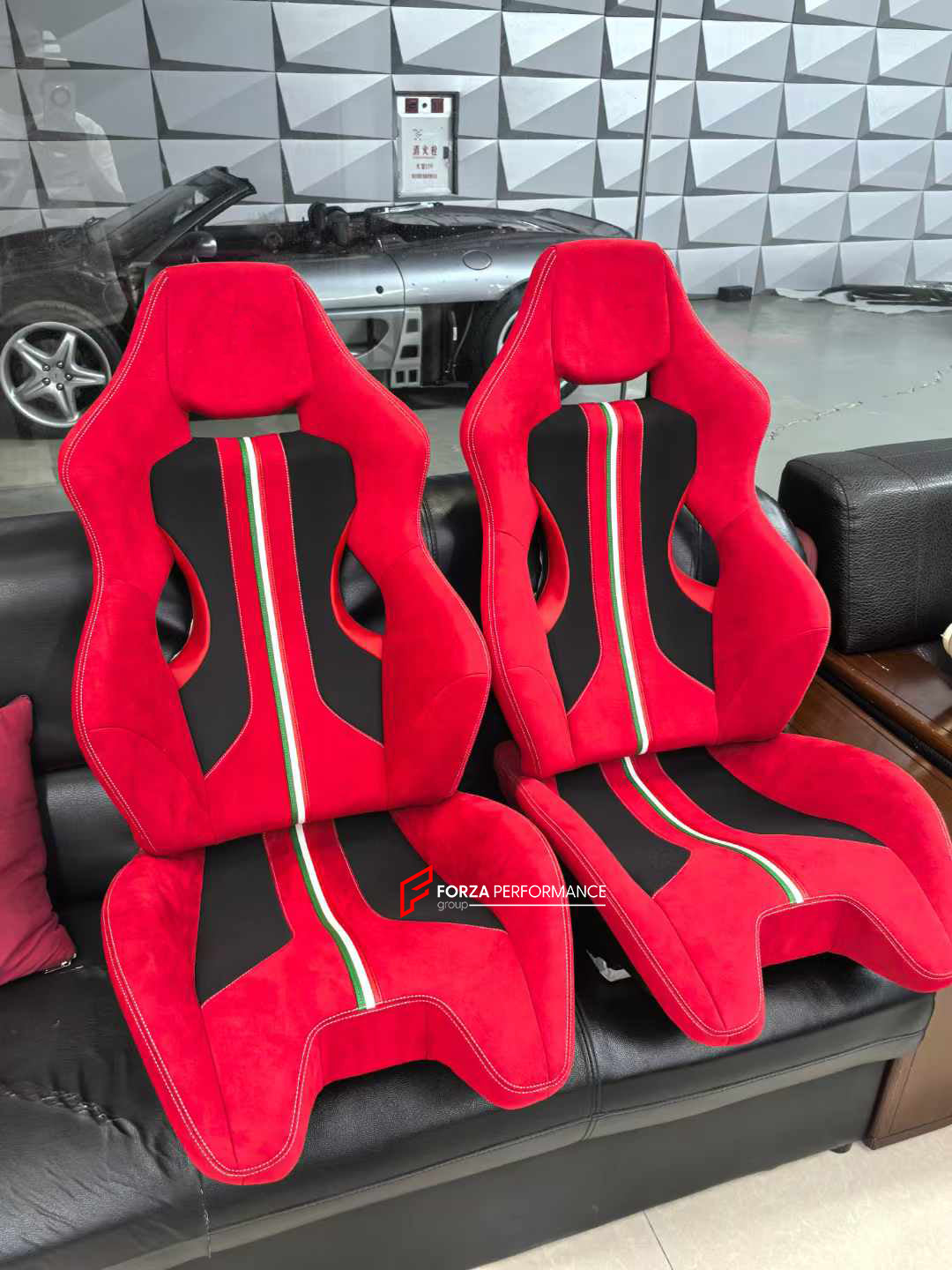 CAR SEATS for FERRARI

Ferrari car seats are top-tier, luxury-grade seats that prioritize premium materials, exquisite craftsmanship, ergonomic design, advanced technology, superior comfort, and safety features. These seats use high-quality materials and incorporate advanced adjustments for a personalized and luxurious driving experience.

Will fit on: 296 GTB, 296 GTS, 812 GTS, 812 SUPERFAST, F8 SPIDER, F8 TRIBUTO, PORTOFINO M, ROMA, SF90 SPIDER, SF90 STRADALE, 348 GTB, 348 GTS, 348 SPIDER, 348 TB, 348 TS,