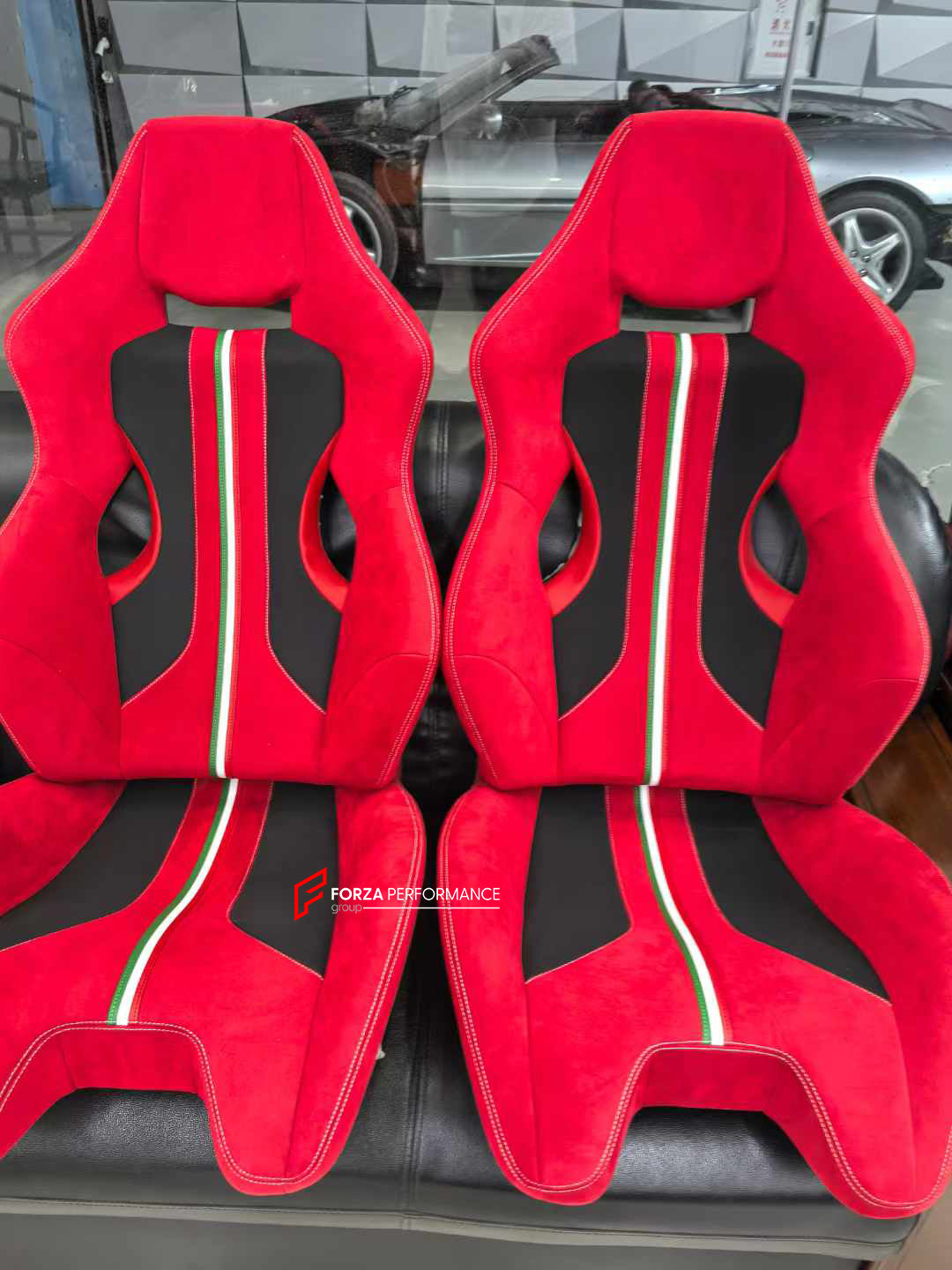 CAR SEATS for FERRARI

Ferrari car seats are top-tier, luxury-grade seats that prioritize premium materials, exquisite craftsmanship, ergonomic design, advanced technology, superior comfort, and safety features. These seats use high-quality materials and incorporate advanced adjustments for a personalized and luxurious driving experience.

Will fit on: 296 GTB, 296 GTS, 812 GTS, 812 SUPERFAST, F8 SPIDER, F8 TRIBUTO, PORTOFINO M, ROMA, SF90 SPIDER, SF90 STRADALE, 348 GTB, 348 GTS, 348 SPIDER, 348 TB, 348 TS,