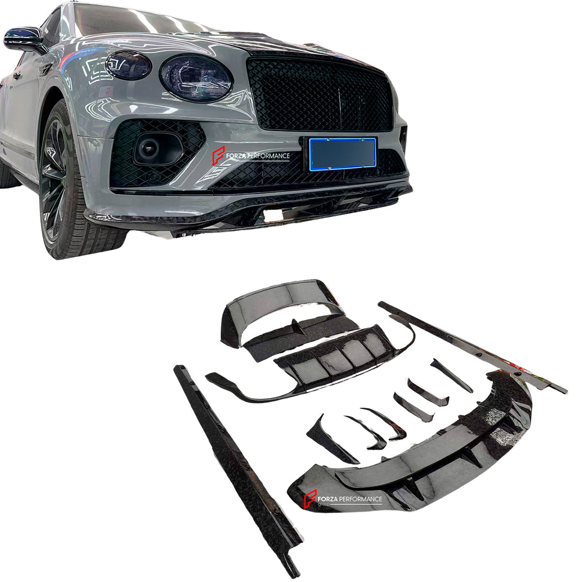 FORGED CARBON AERO KIT for BENTLEY BENTAYGA 2020+

Set includes:

Front Lip
Front Canards
Side Skirts
Roof Spoiler
Rear Diffuser

Material: Forged Carbon

Note: Professional installation is required.




Payment ►
Visa
Mastercard
PayPal with a credit card (add 4.4% at checkout)
Payoneer
Cryptocurrency
Shipment ►
By express DHL/UPS/TNT/FedEx
To the local international airport
Special line by air
Special line by the sea
To Europe and the UK by train

Please let us know which shipping option you prefer.