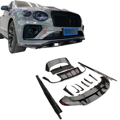 FORGED CARBON AERO KIT for BENTLEY BENTAYGA 2020+

Set includes:

Front Lip
Front Canards
Side Skirts
Roof Spoiler
Rear Diffuser

Material: Forged Carbon

Note: Professional installation is required.




Payment ►
Visa
Mastercard
PayPal with a credit card (add 4.4% at checkout)
Payoneer
Cryptocurrency
Shipment ►
By express DHL/UPS/TNT/FedEx
To the local international airport
Special line by air
Special line by the sea
To Europe and the UK by train

Please let us know which shipping option you prefer.