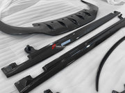 CARBON BODY KIT for BENTLEY CONTINENTAL GT 2018 - 2020    Set includes:  Front Lip Rear Lip Side Skirts Rear Diffuser Rear Spoiler
