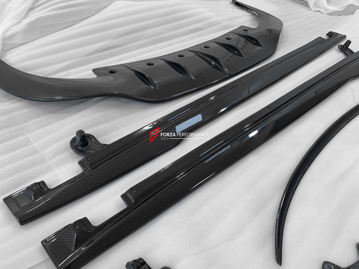 CARBON BODY KIT for BENTLEY CONTINENTAL GT 2018 - 2020    Set includes:  Front Lip Rear Lip Side Skirts Rear Diffuser Rear Spoiler