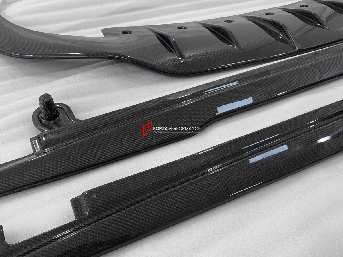 CARBON BODY KIT for BENTLEY CONTINENTAL GT 2018 - 2020    Set includes:  Front Lip Rear Lip Side Skirts Rear Diffuser Rear Spoiler