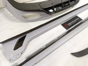 CARBON BODY KIT for BENTLEY FLYING SPUR 2020+

Set includes:
Hood Bonnet
Front Grille Frame
Front Lip
Side Skirts
Rear Diffuser
Side Mirror Covers
Material: Carbon Fiber

Note: Professional installation is required